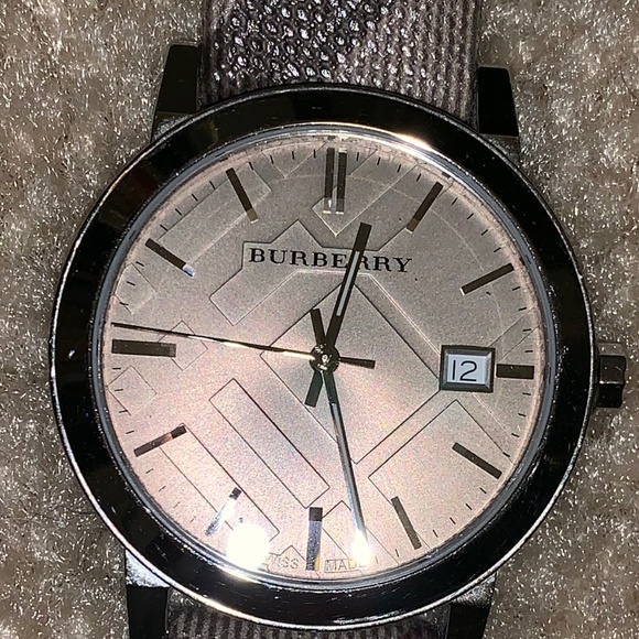 Burberry steel grey city watch main image 4